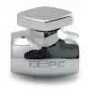 Kogelkraan XSPC G1/4 messing zilver-chroom voor vloeistofkoelsystemen