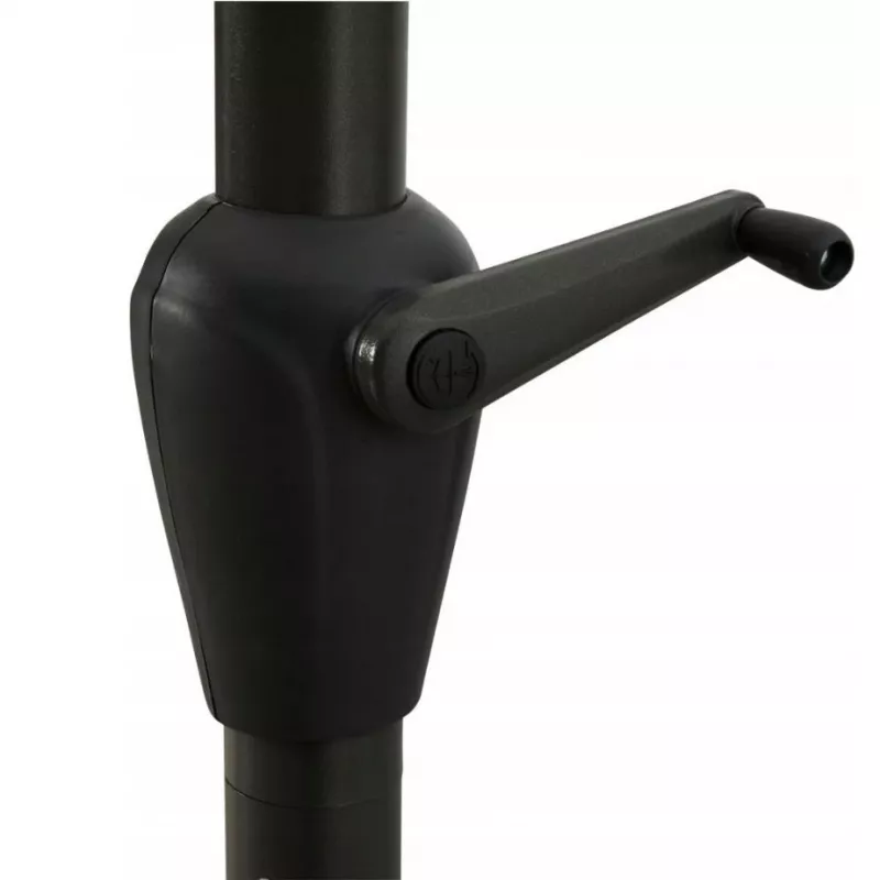 Tuinparasol Extralink opvouwbaar 3 m, groot, grafiet