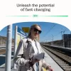 Draagbare accu Green Cell BPLGC20P 20800 mAh lithium-ion, USB-C PD 65W, 2x USB-C + 1x USB-A, aluminium behuizing