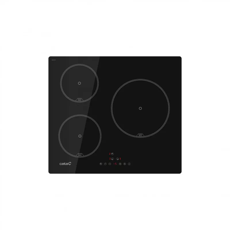 CATA kookplaat | IB 6403E2 BK | inductie | aantal kookzones 3 | touch | timer | zwart