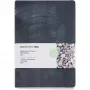 MIQUELRIUS notitieboek steenpapier 14,2 x 20,5 blanco, zwart hardcover 50 pagina's (A821990)