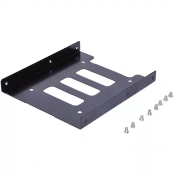 Montageframe ultron intern 1x2.5 SSD/HDD metaal zwart (377213)