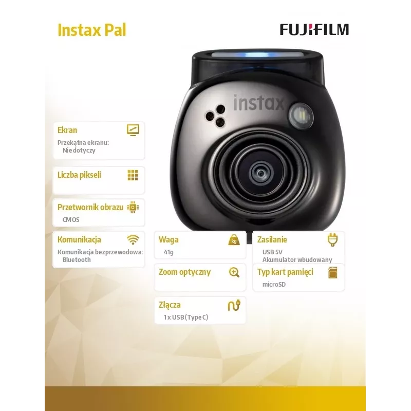 Camera Fujifilm Pal 1/5 inch 2560 x 1920 pixel CMOS zwart