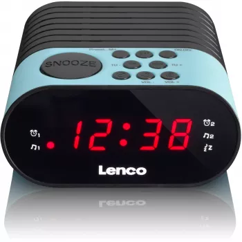Klokradio Lenco CR-07 zwart blauw