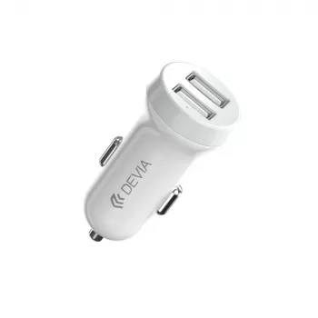 Autolader Devia Smart Series Lightning 5V 3,1A Dual USB wit