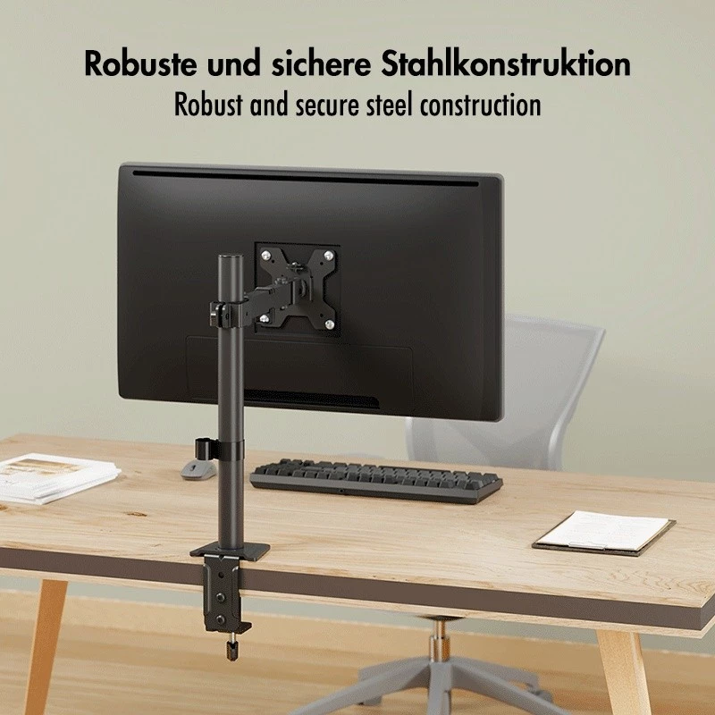 Monitorarm 17-32 inch, max. 10 kg, staal