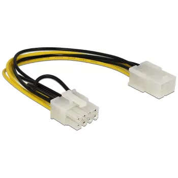 Interne stroomkabel DeLOCK 83775 0,2 m PCI-E 8-pin naar 6-pin