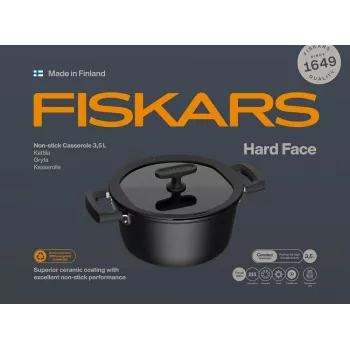 Pan 3,5 L antiaanbaklaag met deksel Hard Face
