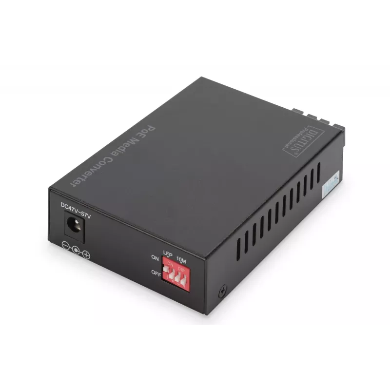 Digitus Gigabit PoE-mediaconverter, RJ45 / SC, MM, PSE