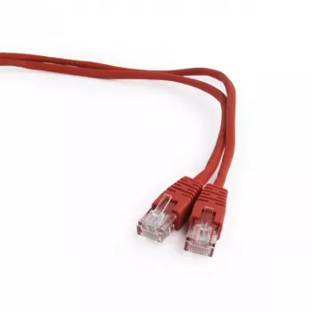Patchkabel Cat.5e, 5m rood, aangegoten mantel