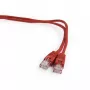 Patchkabel Cat.5e, 5m rood, aangegoten mantel