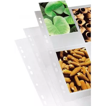 Hama fotohoezen voor ringbandalbums A4, transparant, 10 x 15 cm rapportschrift