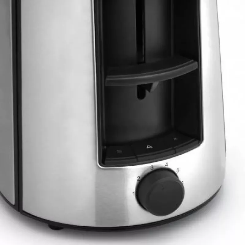 Broodrooster WMF Bueno Pro 6 — 2-snijds, 870 W, zilver/zwart