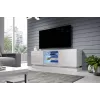 Cama Meble QIU 160 tv-kast, MDF, wit hoogglans
