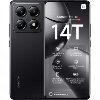 Xiaomi 14T Pro 16,9 cm (6,67) Dual SIM 5G 12 GB 512 GB 5000 mAh zwart