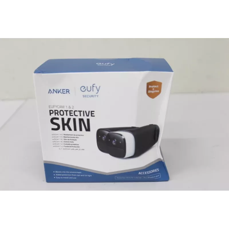 Siliconenhoezen set Anker Eufy 2 zwart voor EufyCam EufyCam 2