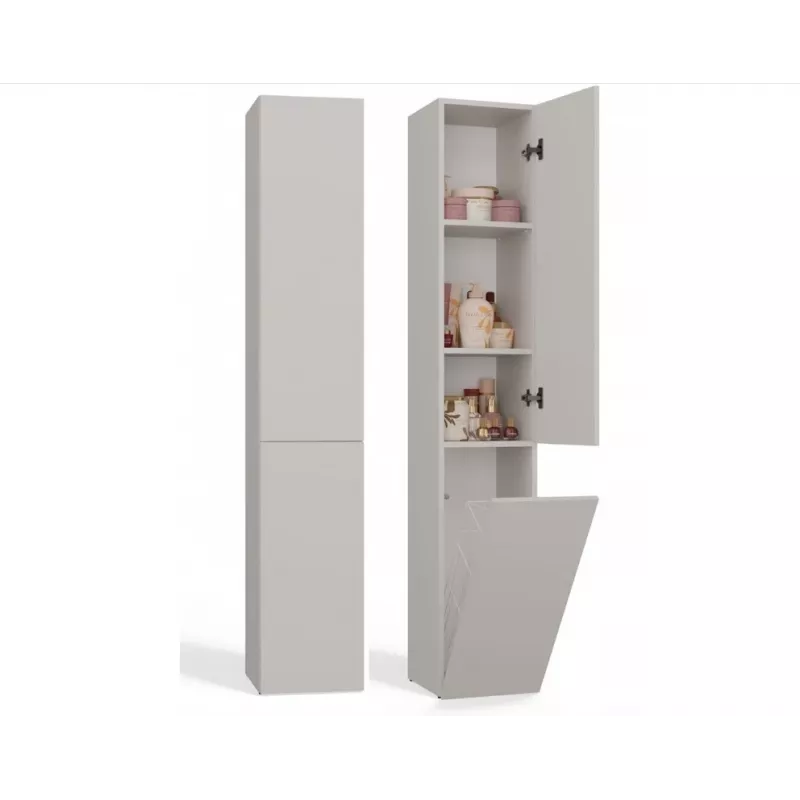 Badkamerkast hoogkast met mand Top E Shop NEL IV Kaszmir