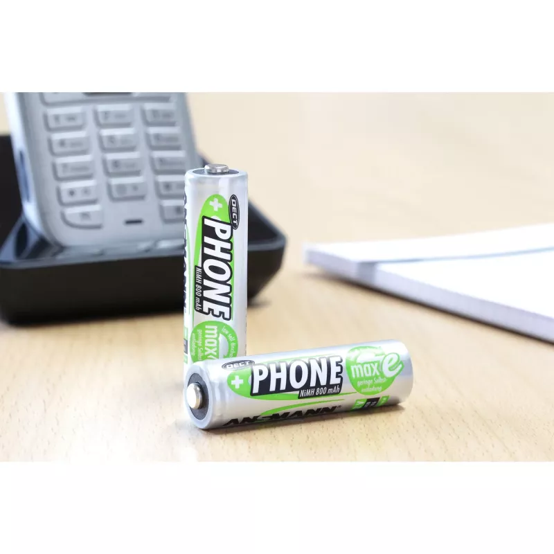 Batterij Ansmann blister 2 x DECT-accu AA 800mAh