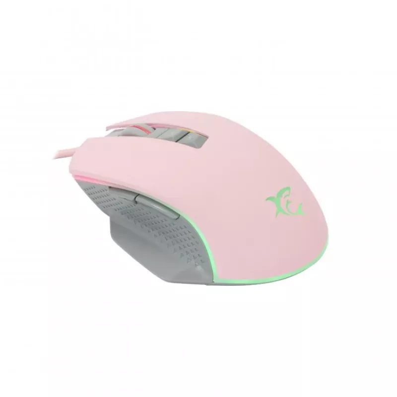Gaming-muis White Shark GARETH roze USB Type-A