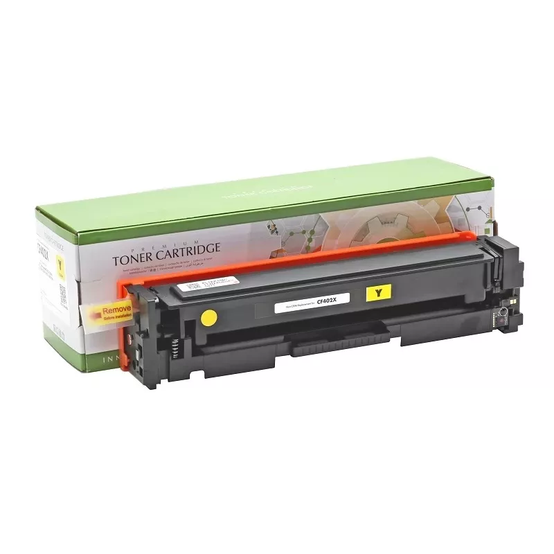 Compatibel Static Control Hewlett-Packard CF402X / Canon CRG 045H geel, 2300 pagina's