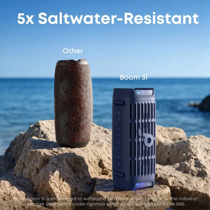 Draagbare Bluetooth-luidspreker Anker Soundcore Boom 3i – 50 W, waterdicht, batterijvoeding