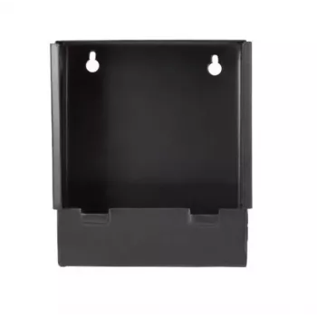 Platte metalen kogelvanger broń.pl K-14-3 14x14 cm, 1,25 mm, zwart, wandhouder of sokkel