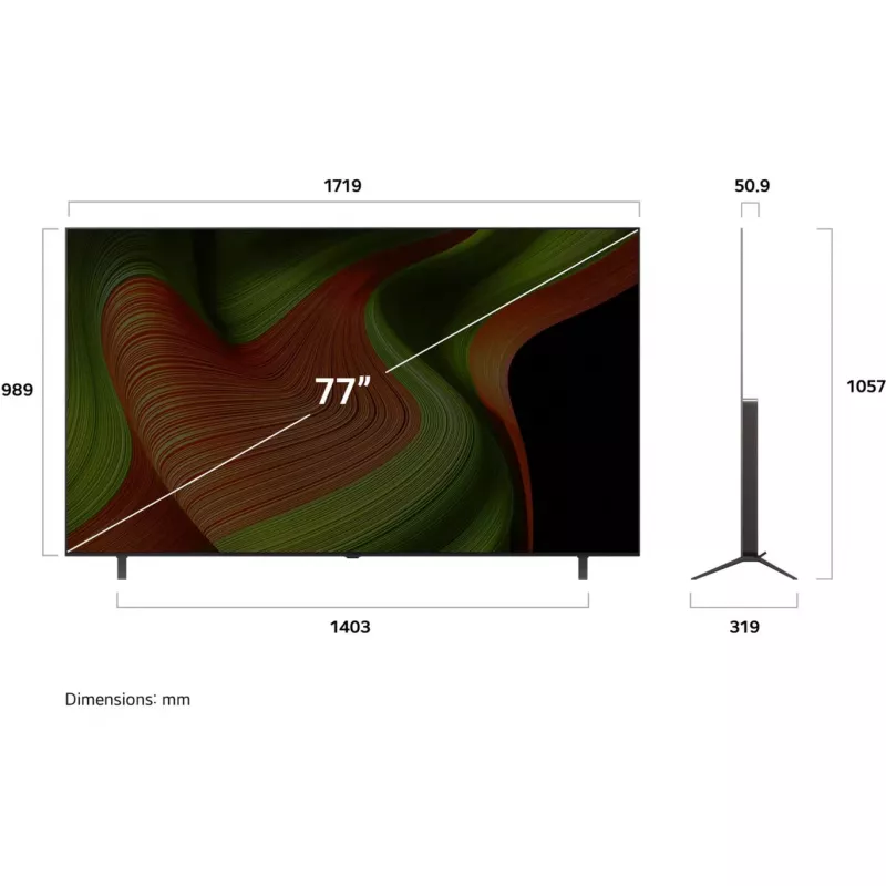 Televisie LG OLED77B59LA 77 inch OLED 4K