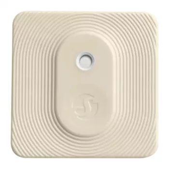 Shelly BLU H&T ZB Zigbee temperatuur- en vochtigheidssensor, ivoor