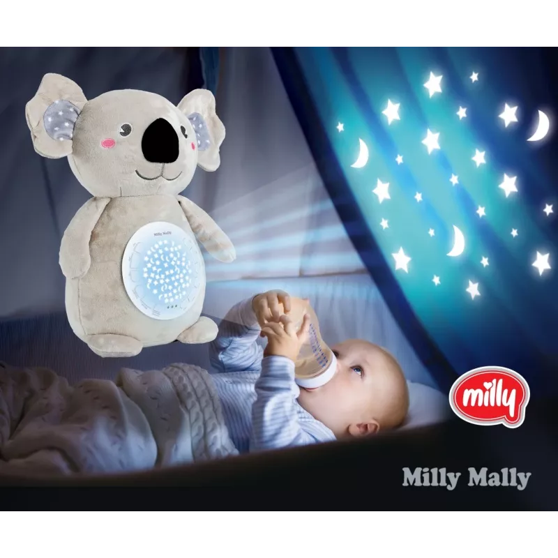 Pluchen projectorspeelgoed milly mally Koala projector pluchen dier model 5661