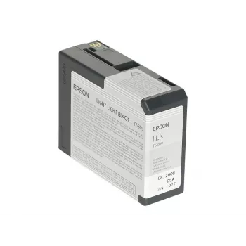 Epson Singlepack Light Light Black T580900, licht lichtzwart, pigmentinkt, 80 ml, 1 stuk