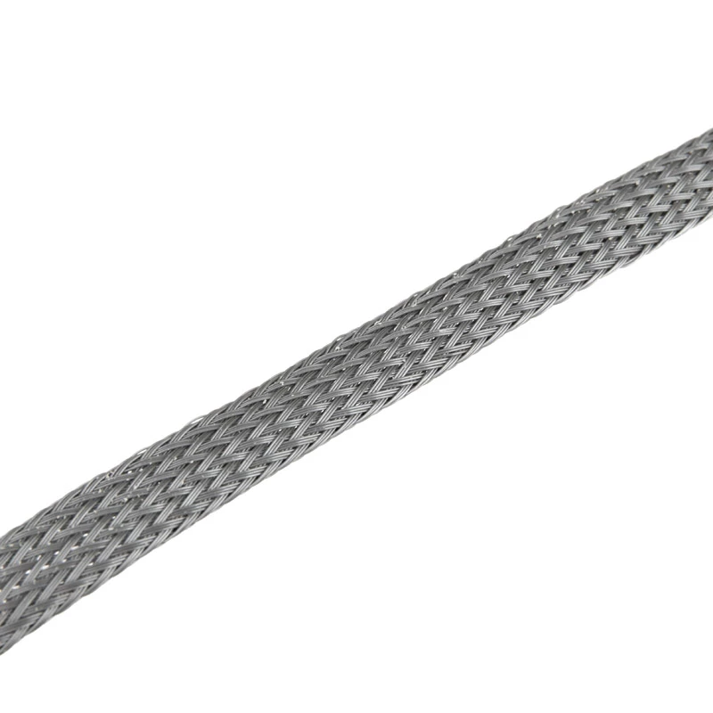 Techflex Flexo PET-slang 9 mm - platina grijs, 1 m
