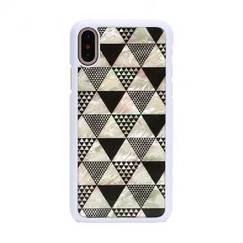 iKins Pyramid hoesje voor iPhone XS/X, wit, K1623H