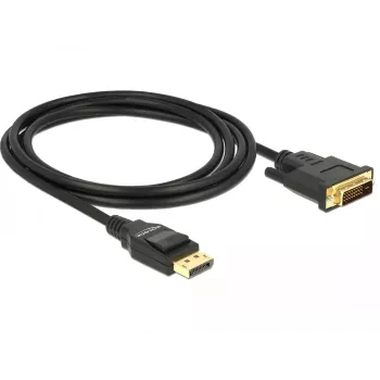 DeLOCK - videokabel - Single Link - DisplayPort (M) naar DVI-D (M) - DisplayPort 1,2a - 2,0m - passief - zwart (85313)