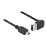 USB-kabel DeLOCK 1 m USB 2.0-A naar Mini-USB B zwart