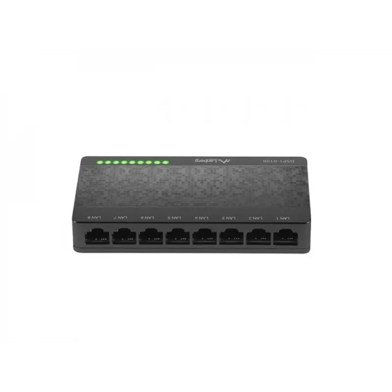 LANBERG DSP1-0108 Lanberg Switch DSP1-0108 8-poorts 100MB/S desktop
