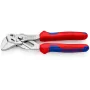 Knipex 86 05 150 mini-tangsleutel, 150 mm, capaciteit 27 mm, verchroomd, 10-voudig verstelbaar