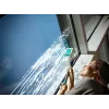 Leifheit raamwisser Glass Cleaner Dry&Clean met handgreep en wisservor 51003
