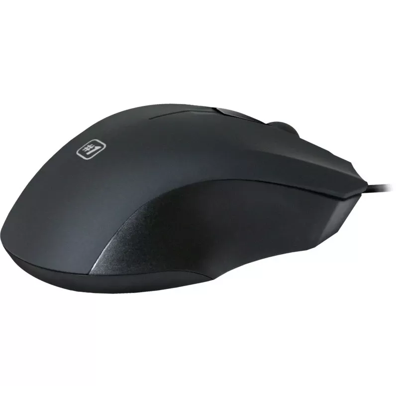 Bedrade optische muis DEFENDER MM-310 USB Type-A, 1000 DPI, dubbelhandig, 2 knoppen, zwart, 1,35 m kabel
