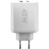 Goobay 65412 oplader voor mobiele apparaten hoofdtelefoon, laptop, smartphone, tablet wit AC binnen