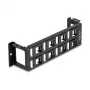 Patchpanel DeLOCK 86517 zwart metaal kunststof wandmontage