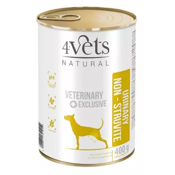 Natvoer voor honden 4vets Natural Urinary No Struvit 400 g – veterinaire dieetvoeding voor de urinegezondheid, kalkoen