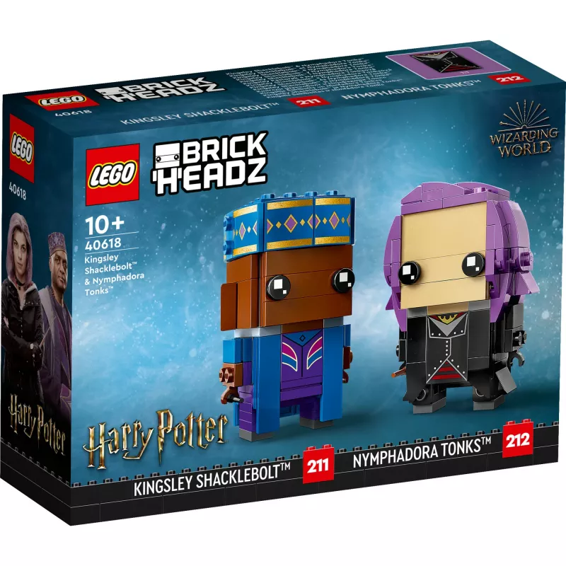 Lego Brickheadz Harry Potter 40618 Kingsley Shacklebolt en Nymphadora Tonks