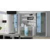 Cama Set van twee planken 125cm SOHO wit mat
