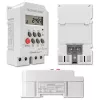 Elektronische DIN-rail tijdschakelaar QOLTEC PC0629 — 24V voeding, 16A uitgang
