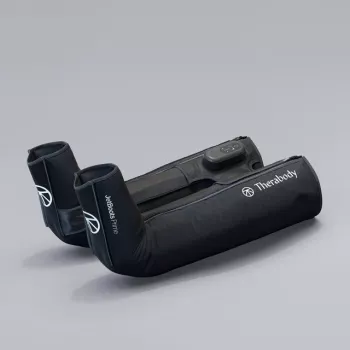 Pneumatische herstelbotten Therabody RecoveryAir JetBoots Prime S — sequentieel compressiesysteem, accu, 180 min looptijd, zwart, 2,51 kg