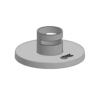 Montagestang met flensafdekking Ergonomic Solutions – compatibele smartphone- en tablethouder-accessoires