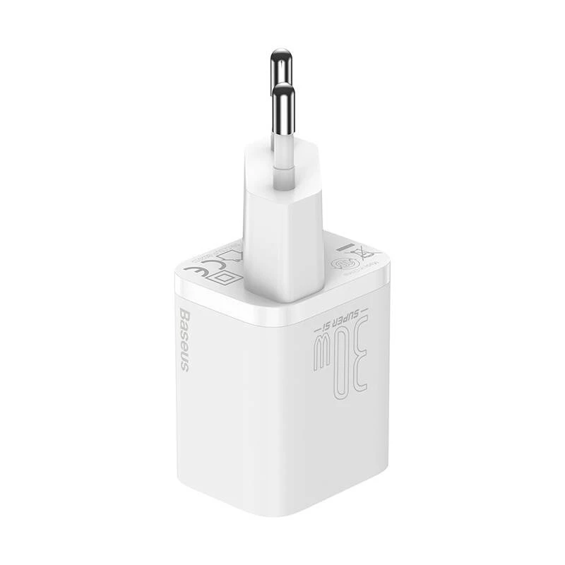 Baseus CCSUP-J02 mobiel apparaat oplader universeel wit AC snelladen