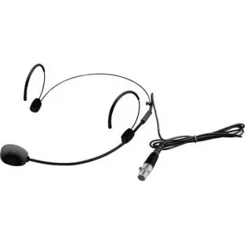 Draadloze UHF-headsetmicrofoon Omnitronic UHF-300 — draadloos systeem voor spraakoverdracht