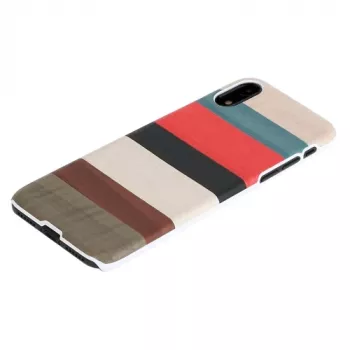 Smartphonehoesje man and wood voor iPhone XR — koraalwitte beschermhoes