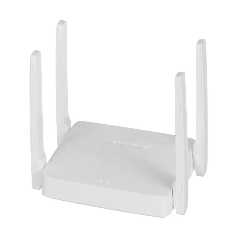 Tafelrouter MERCUSYS AC10 dual-band 2,4/5 GHz Wi‑Fi 5, 4 externe antennes, 1x Fast Ethernet (WAN/LAN)